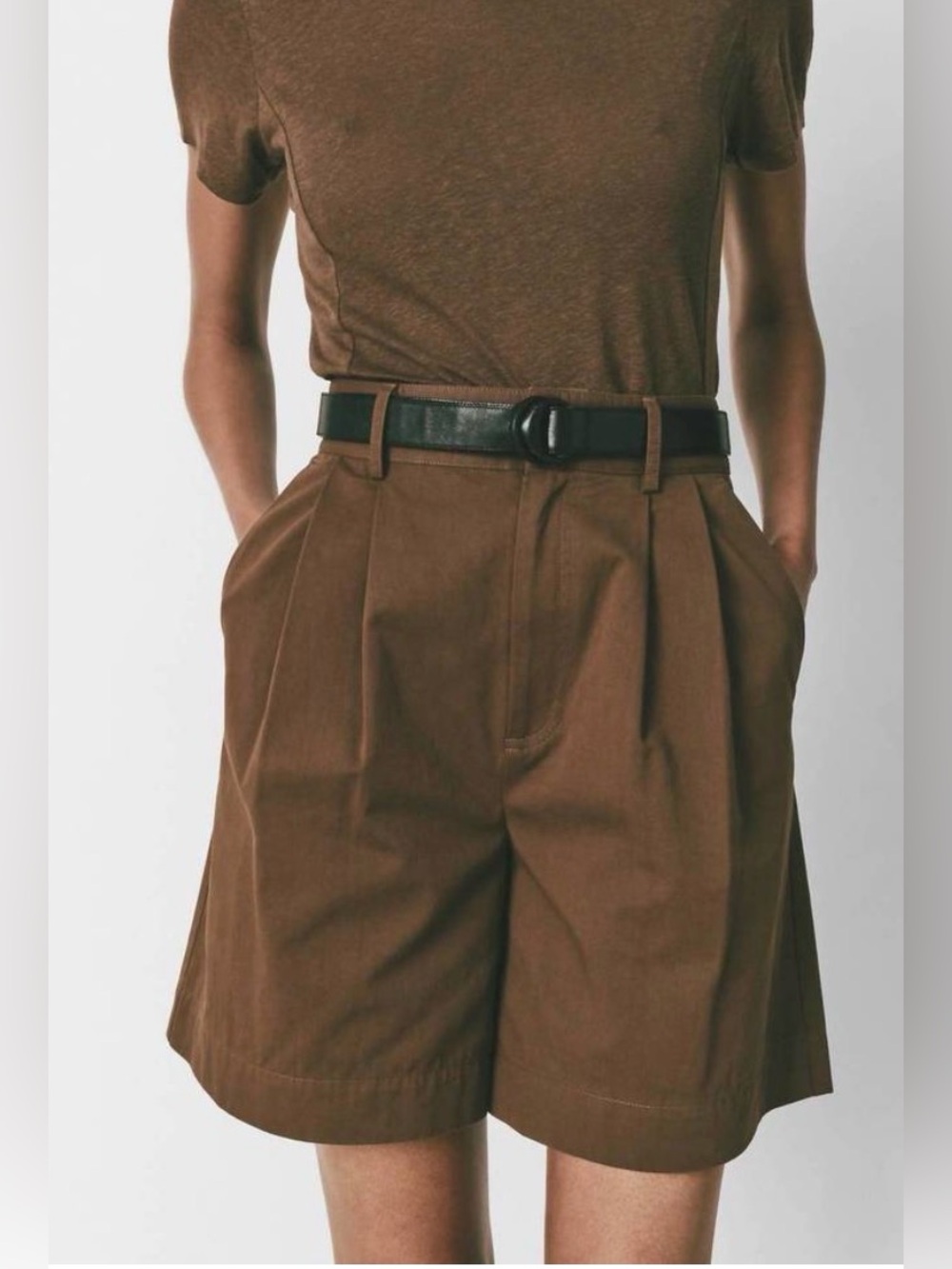 Rue Sophie Antibes espresso shorts